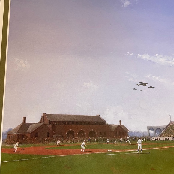 Gowdy Field Fort Benning Military Poster Print Double Sided  26” X 24” - Picture 5 of 11